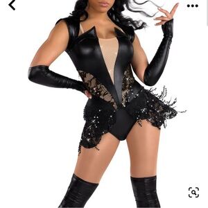 A Wish Come True Dance Costume | 16120 Bow Down | Black